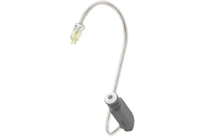 AUDIQUE Widex EasyWear V1 Receiver Wire - Compatible with Widex Dream, Unique, Beyond, Evoke and Non-Rechargeable Moment Hearing Aids (Left Ear, Standard, Size 2)