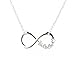 Justin Bieber belieber Infinite Silver Tone Name Necklace W/gift Box