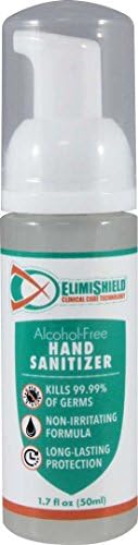 Alcohol Free Travel Hand Sanitizer - 2 Oz Bottle Contains 200 Pumps - Kills 99.99% Of Germs