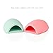 2 Pack Makeup Brush Cleaner Soobest Finger Silicone Glove Cosmetic Cleaning Tool ,Included (Pink+ Aqua)