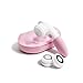 Vanity Planet Glowspin Spa Facial Brush Cleaning System - Gentle Exfoliator, Water-resistant- Suited for Sensitive Skin, Pucker-up Pink