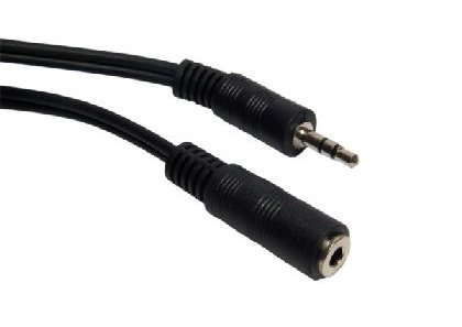 World of Data 3.5mm Stereo Jack to Socket Extension Cable Lead 3m