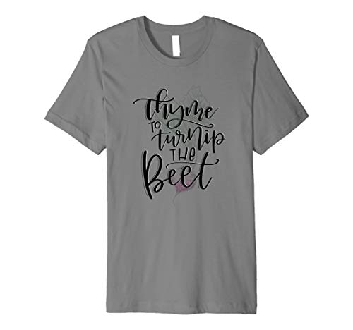 Thyme To Turnip The Beet With Cute Vegetable Design JLA0026a Premium T-Shirt