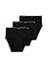 Jockey Men's Underwear Classic Low-Rise Brief - 3 Pack, black, 36