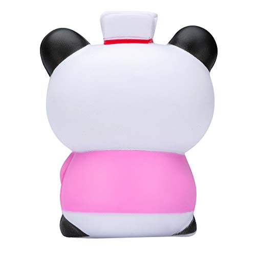 Mikilon Slow Rising Toy, Squishies Doctor Panda Kawaii Cream Scented Slow Rising Stress Relief Toy (B)