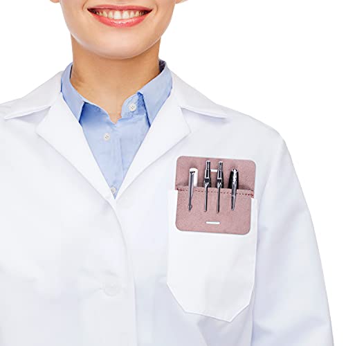 Wisdompro Pocket Protector, 3 Pack PU Leather Heavy Duty Pen Holder