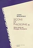 Leçons de philosophie (Traces écrites) (French Edition) by