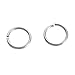 VALYRIA Stainless Steel Jewelry Findings 100pcs Open Jump Rings Connectors for Jewelry Making,8mmx1.0mm