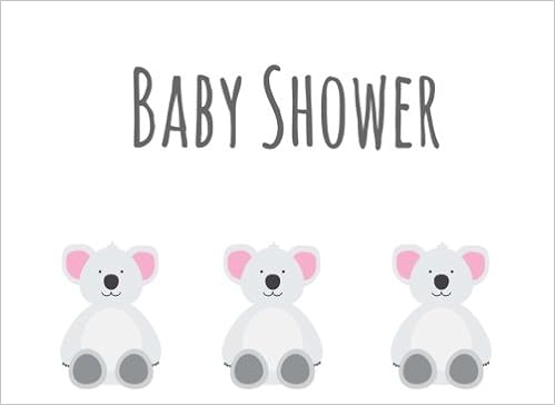 Baby Shower Guest Book Koala Bears Baby Book With Gift Log Elite Guest Book Publishing Elite Online Amazon Com Books