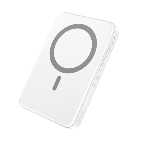 Photo 1 of Portable Charger for Magsafe Power Bank - 10000mAh Magnetic Phone Charger, USB-C 20W PD Fast Charging, Slim Wireless Battery Pack for iPhone 17/16/15/14/13/12 Series, for Travel Cruise Essentials