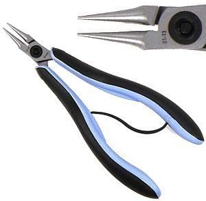 Lindstrom RX7590 - RX Series Ergonomic Pliers - Round Nose - Fine Jaw - 4.72" L by Lindstrom Tools