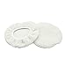 AUTDER Car Polisher Buffing Bonnet (5 to 6 Inch) - Woolen Waxer Pads - Polishing Bonnet Pad for Most Car Polishers Pack of 6Pcs - White