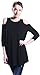 Knit&love® Women's Sexy 3/4 Sleeve Shoulder Off Wide Hem Design Top Shirt
