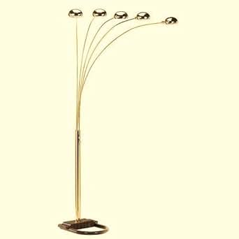 Modern Style of 5 Arm Arch Floor Lamp - Gold - - Amazon.com