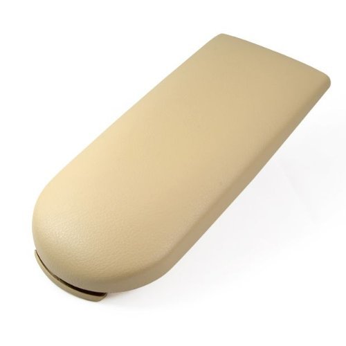 SP-Auto Car Accessories Beige Leather Armrest Center Console Armrest Cover Lid For VW Bora Golf MK4 1999-2004