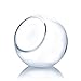 WGV Slant Cut Bowl Glass Vase, Width 7.5
