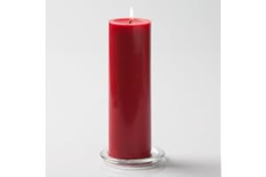 Richland® 3" X 9" Hand Poured Red Pillar Candle
