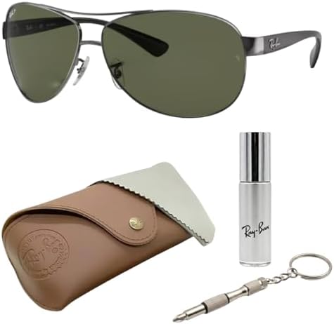 Amazon.com: Ray-Ban RB3735 Bain Bridge Pilot Shape Non-Polarized