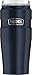 Thermos Stainless King 20 oz Travel Tumbler with 360 Degree Drink Lid, Midnight Blue