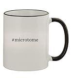 #microtome - 11oz Colored Handle and Rim Coffee