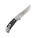 CRKT Ruger Hollow-Point Compact Folding Pocket Knife: Retro-Styled Everyday Carry, Satin Blade, IKBS Ball Bearing Pivot, Frame Lock, Steel Handle with Textured Inserts, Reversible Pocket Clip R2303