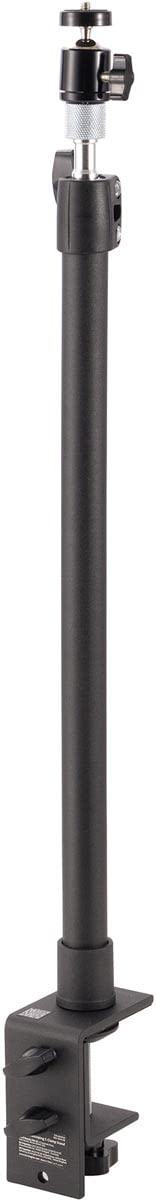 Kensington A1000 Telescoping C-Clamp Desktop Mount for Microphones, Webcams & Lighting Systems, Single Arm Stand With 3/8”, 1/4” and 5/8" Threads (K87654WW)