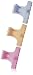 Diane Frosty Butterfly Clips Assorted Colors, Small, 2.25