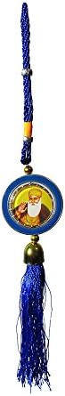 UNIVERSAL SHOPPE WORLD Guru Nanakdev JI And Guru Gobindji Picture For Car Rear Miror
