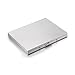 Stainless Steel Extra Slim Silver Cigarette Case Holds 9 Cigarette (For Regular Size 84mm and King Size Only)