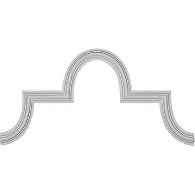 Ekena Millwork PML12X00AD 11 7/8" H x 3/4" P x" L Adonis Panel Moulding,,, White