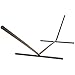 Castaway Steel Hammock Stand, Bronze, Large