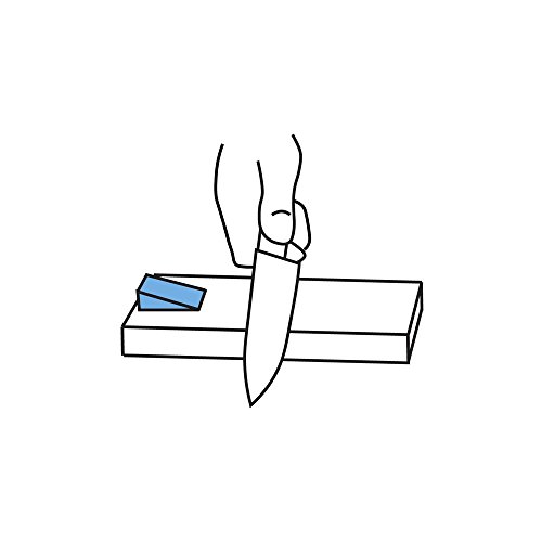 Wedgek Angle Guides 10 to 39 degrees for Sharpening Knives on Stone, Blue 2 Sets - Thumbnail 3