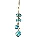 mds 6 Blue Japanese Glass Fishing Floats Fish Net Buoys Tiki Decor