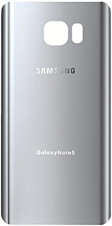 OEM Samsung Galaxy NOTE 5 N920 Back Glass Cover Battery Door Replacement USA USA (Silver)