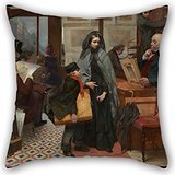 Uloveme Pillow Covers Of Oil Painting Emily Mary Osborn - Nameless And Friendless. 'The Rich Man's Wealth Is His Strong City, Etc.' - Proverbs, X, 15,for Shop,girls,dining Room,indoor,office,festiv