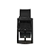 Mosunx(TM) Men's Unisex Smooth Silicone Rubber Plastic Buckle Leather Belt (Black)