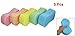 MIRASOLITO 5 Pcs Assorted Color 8 Shape Cleaning Wash Sponge Pad for Auto Cars