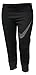 Nike Womens Plus Size Power Yoga Running Crop Pants, Black/White (1X)