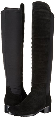 Blondo Women's Velma Waterproof Riding Boot, Black Suede, 5.5 M US