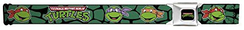 Classic Faces Black/green Turtle Shell Seatbelt Belt