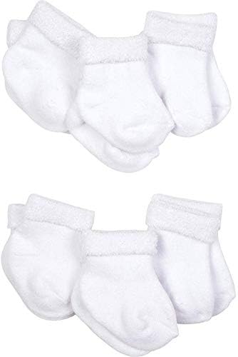 Gerber Unisex Baby White Socks Preemie 