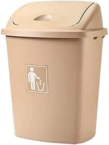 FGHCHMY Bote de Basura, Tapa de Batido Plástico Recipiente de Basura