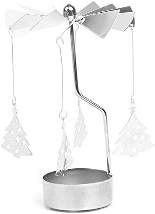 Valentine's Best Gifts!!! Jumberri Hot Spinning Rotary Metal Carousel Tea Light Candle Holder Stand Light Xmas Gift