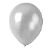 100 Premium Quality Balloons: 10 inch Silver latex helium balloon wedding / birthday party decorations and Events