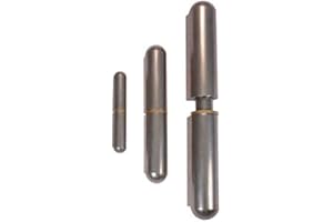 NORTHEAST HINGE Heavy Duty Weld-on Bullet Hinge in Weldable Steel, Stainless Steel, Aluminum, and Brass Without or with Grease Zerk in Multiple Sizes (Steel, 3.18")
