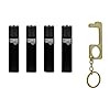 Clipper All Black Soft Touch im 4er- Set mit Gratis Türöffner