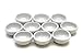 ChangThai Design 10 White Ceramic Plate Dish Classic Bowl Dollhouse Miniatures Food Kitchen