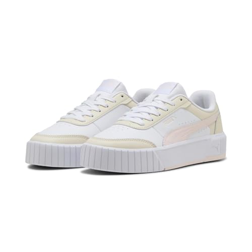 [プーマ] スニーカー 厚底 プラットフォーム キャリーナ ストリート/ミア レディース 26年春夏カラー White/Jasmine Flower/Alpine Snow(18) 22.0 cm