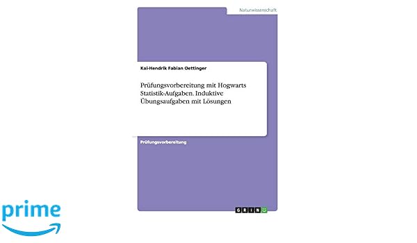 Amazon Com Prufungsvorbereitung Mit Hogwarts Statistik Aufgaben