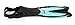 Ivation Adult Swim Fins - Diving Fins - Adjustable Speed Fins, Super-soft, for Diving,Snorkeling, Swimming & Watersports, Green, Men 9-11 Women 10-12